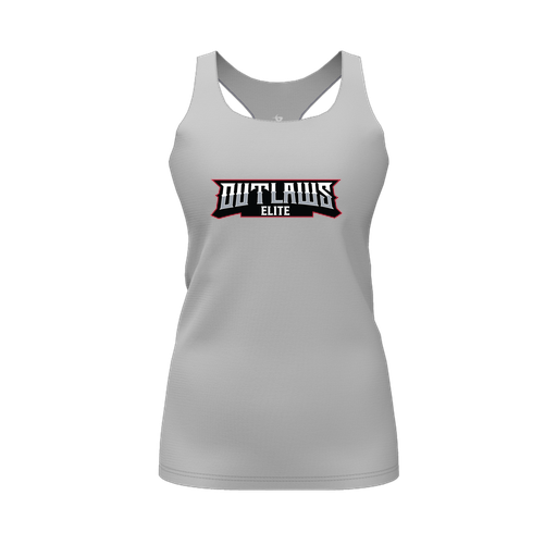 [FT0TRBGY-FYS-LOGO1] Decker Racerback Tank Top (Female Youth S, Gray, Logo 1)