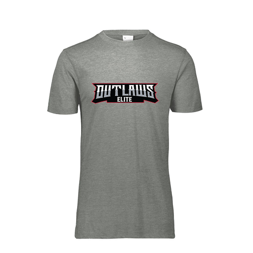 [FTSCUBGY-YS-LOGO1] Decker Youth Tri-Blend T-Shirt - Short Sleeve (Youth S, Gray, Logo 1)