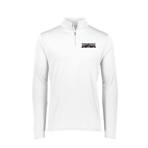 [FTLQFLWH-FAXS-LOGO1] Decker Women's Flex-Lite 1/4 Zip Shirt (Female Adult XS, White, Logo 1)