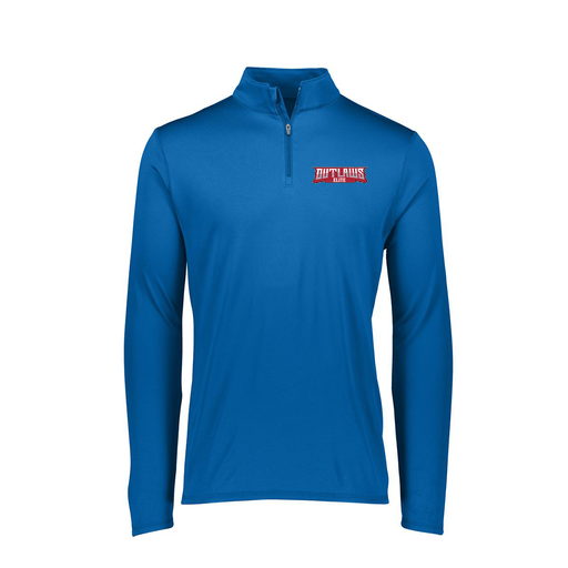 [FTLQFLRY-FAXS-LOGO2] Decker Women's Flex-Lite 1/4 Zip Shirt (Female Adult XS, Royal, Logo 2)