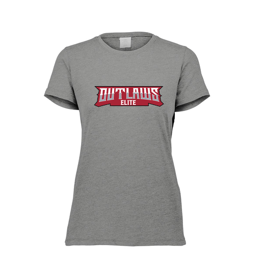[FTSCUBGY-FAXS-LOGO2] Decker Women's Tri-Blend T-Shirt - Short Sleeve (Female Adult XS, Gray, Logo 2)